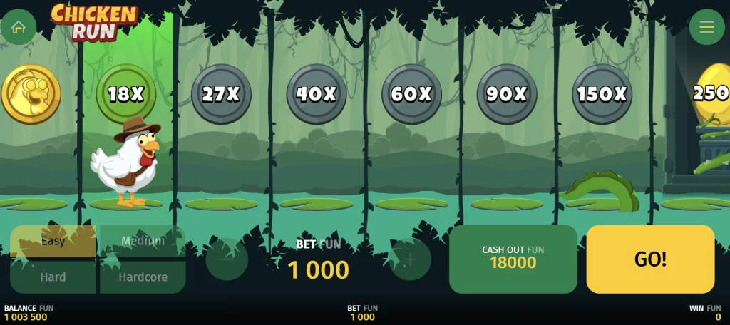 Juego de casino Chicken Run